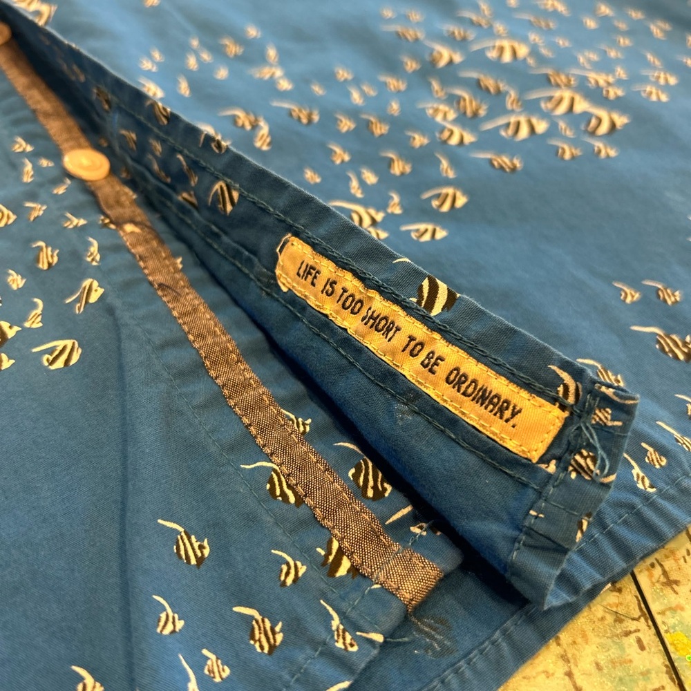 Tropical Fish School Button Down - image 4